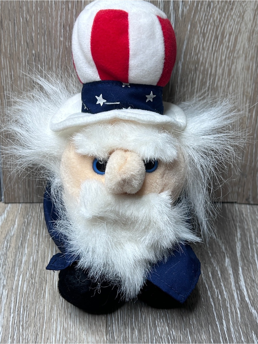 Puffkins Uncle Sam Plush 1994 Swibco Patriotic USA Collectible Toy Vintage